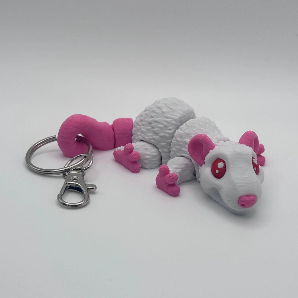 Rat Fidget Keychain