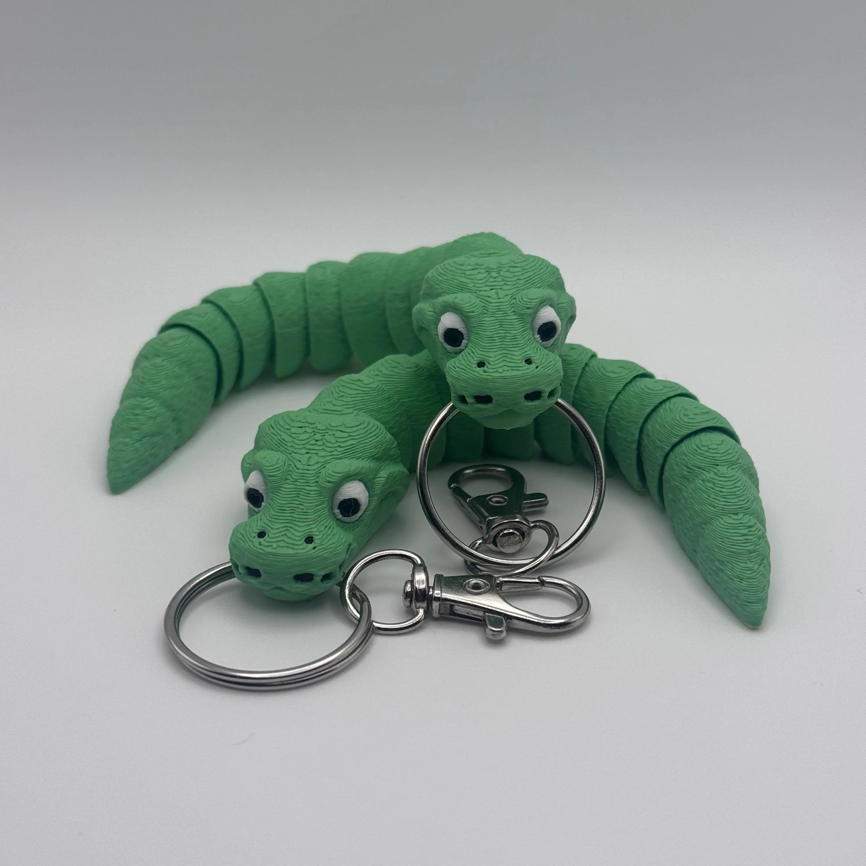 Ball Python Fidget Keychain