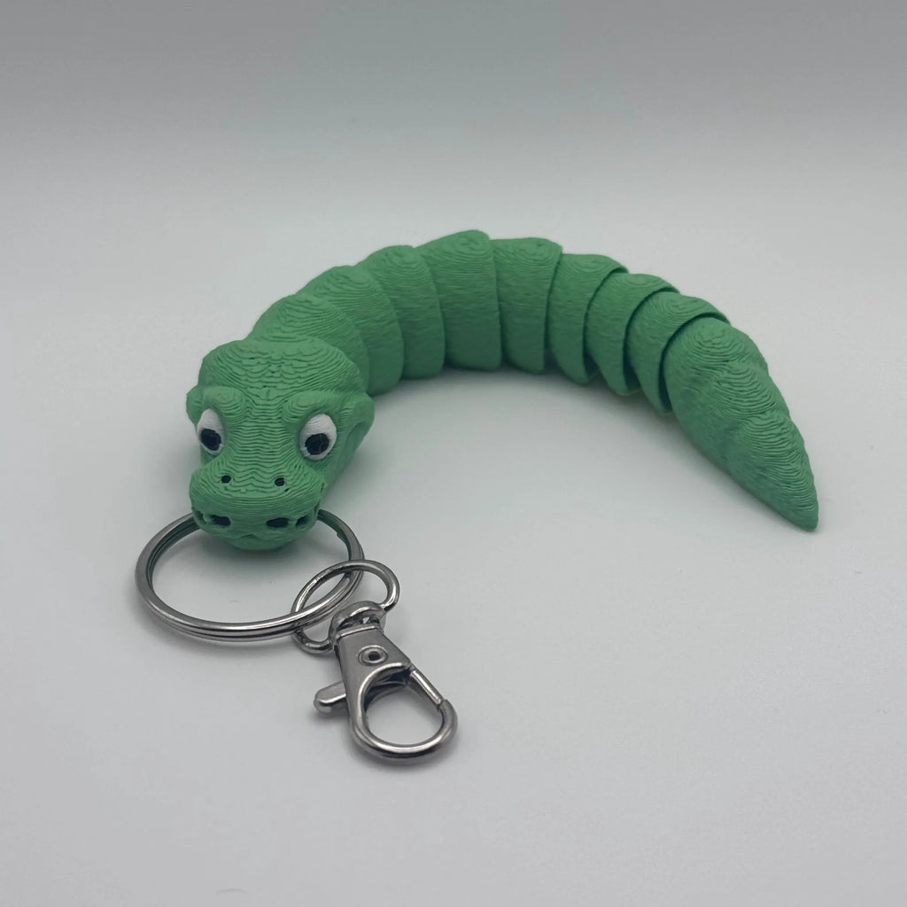 Ball Python Fidget Keychain