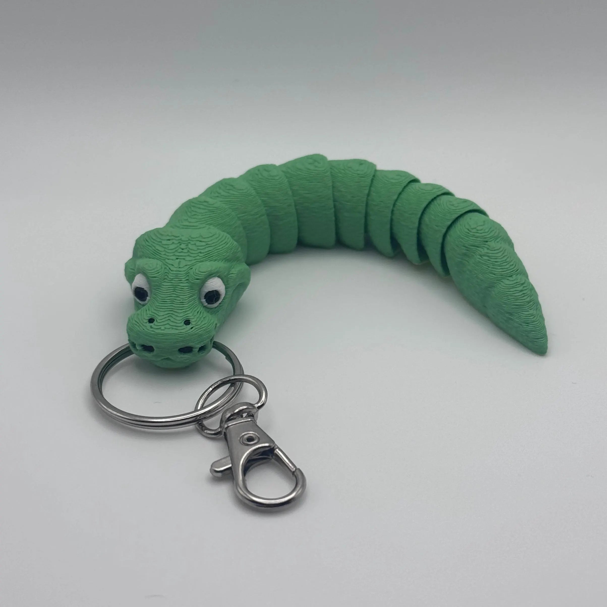 Ball Python Fidget Keychain